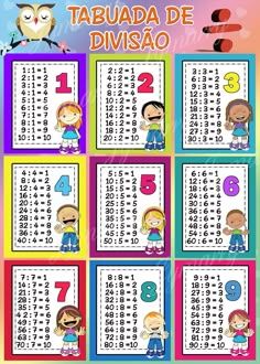 the spanish numbers poster for children to learn how to read them and what to do with it