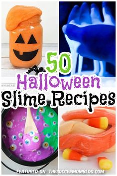 halloween slime recipes are so fun and easy to make