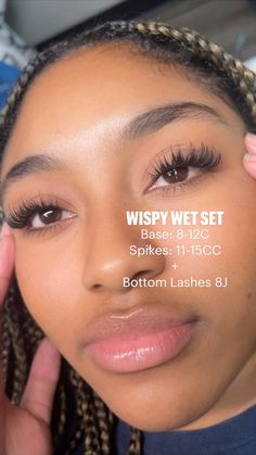 Wispy wet set. Using C and CC curl. Layering technique. Textured Hybrid Lash Extensions, Wispy Wet Classic Lash Extensions, Whispy Lashes Extensions Wet Look, Wet Lash Set Map, Wispy Wet Set Lash Map, Short Wet Set Lash Extensions, Wispy Set Lash Map, Wispy Wet Lashes, Wet Set Eyelash Extensions