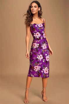 Plus Size Floral Printed Midi Dress In Purple. There are any references about Plus Size Floral Printed Midi Dress In Purple in here. you can look below. I hope this article about Plus Size Floral Printed Midi Dress In Purple can be useful for you. Please remember that this article is for reference purposes only. #plus #size #floral #printed #midi #dress #in #purple Satin Dress Midi, Mode Purple, Floral Satin Dress, Purple Floral Dress, Purple Floral Print, Moda Outfit, Purple Midi Dress, Wedding Blouse, Floral Print Midi Dress