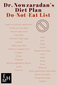 Do Not Eat List, Bariatric Diet, List Of Foods, Liquid Diet, Calorie Meal Plan