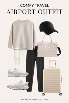 Comfy Travel Outfits to Wear to the Airport and Beyond — Wear She Wanders