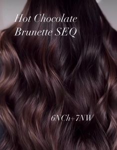 Redken Shades Eq Formulas, Shades Eq Formulas, Rich Brown Hair Color, Brown Hair Color Chart, Hair Dye Shades, Rich Brown Hair, Dark Chocolate Brown Hair