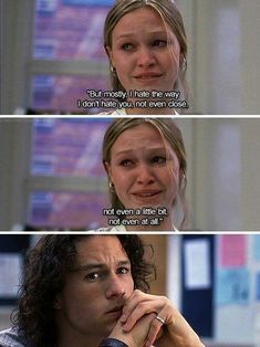 Film Romance, Show Quotes, Book Tropes, Series Quotes, 10 Things I Hate About You, Favorite Movie Quotes, You Make Me Laugh, I Love Cinema, Movie Quote