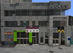 an image of a building that is in minecraft