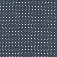 a dark blue background with white polka dots