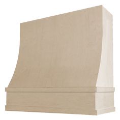 an unfinished piece of wood is shown on a white background