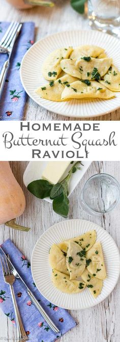 homemade buttermilk ravioli with basil and parmesan cheese is the perfect side dish