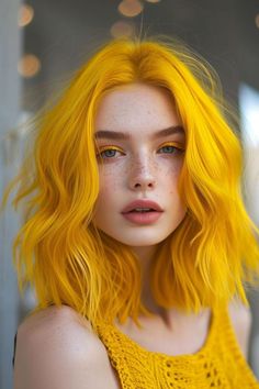 Medium Shag Hairstyles, 2024 Hair Trends, Long Sleek Hair, Medium Shag Haircuts, Gorgeous Hair Color, Yellow Hair, Sleek Hairstyles, Long Wavy Hair, Long Straight Hair