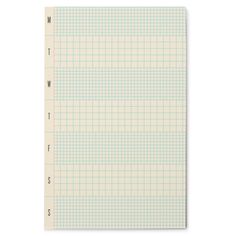 a5 notebook with lined paper and dotted lines on the front, in light green