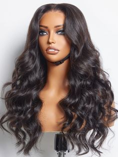 PRICES MAY VARY. 💝ELEGANT BODY WAVE- Transform your look with long, flowing locks featuring a captivating body wave. Our body wave human hair wig boasts an elegant length and natural wave pattern, adding a touch of glamour to your style effortlessly. 💝SALON-GRADE TRULY GLUELESS LOOSE WIG - Indulge in a flawless fit with our snug, pre-cut glueless body wave wig pre plucked hairline, and pre-bleached knots. Experience a lightning-fast truly glueless installation in just 30 seconds, anywhere you Loose Body Wave, Perfect Neck, Routine Daily, Natural Hair Wigs, Waves Curls, Wave Wig, 100 Human Hair Wigs, Best Wigs, Girls Hairstyles Braids