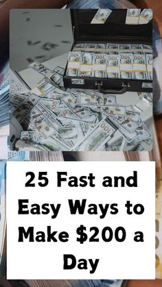 25 Fast and Easy Ways to Make $200 a Day ✅(Follow This Link)✅ Side Hustles From Home, Online Side Jobs, Side Hustle Ideas At Home, Home Side Hustle, Ways To Get Money, Side Income, Office Job, Work Opportunities, Side Hustle Ideas