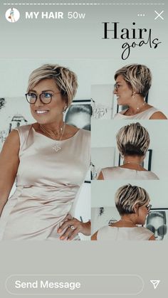 Haircut 90s, Crown Hairstyle, Flattering Hairstyles, Hair Adviser, 2023 Hair, Pixie Haircut For Thick Hair, Blonde Pixie Haircut, Latest Short Hairstyles