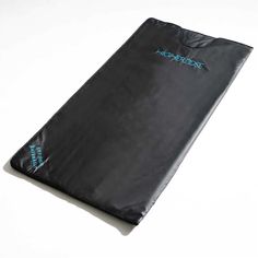 an image of a sleeping bag on a white surface with the words hero written on it