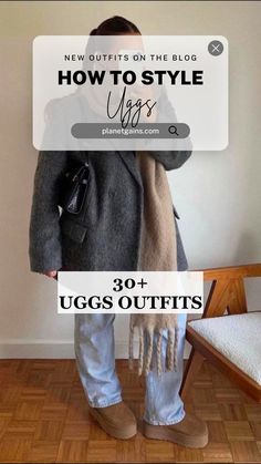 Get cozy and stylish with these 20+ Uggs Outfits That Attract Compliments Like a Magnet! From Cute Thanksgiving Outfits that are both festive and comfy, to Lazy Outfits perfect for laid-back days, you\'ll find the perfect Uggs Outfit to suit your style. Try the chic Uggs With Skirt Outfit for a fun twist, or elevate your look with Outfits With Uggs Tasman. Whether you\'re going for a casual Amsterdam Outfit vibe or something more dressed up, these looks are sure to turn heads! 🍂✨ Ugg Outfits Winter, Neumel Uggs Outfit, Platform Ugg Outfit, Ultra Mini Uggs Outfit, Brooklyn Outfit, Mini Uggs Outfit, Uggs Outfit Winter, Ugg Boots Outfit Winter