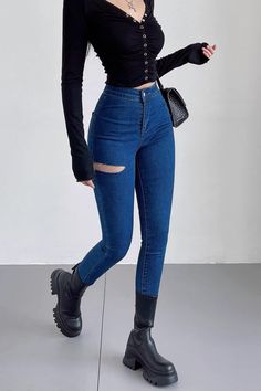 Item Type: PantsMaterial: DenimLength: Full LengthClosure Type: Button FlyColor: Light Blue. Dark Blue. BlackSize: XS.S.M.L Size(cm) Pants Length Waist Hip XS 91.5 56 74 S 92.5 60 78 M 93.5 64 82 L 94.5 68 86 Rhinestone Dress, Color Light Blue, Pants Length, Bandage Dress, Blue Dark, Mesh Dress, Velvet Dress, Stretch Jeans, Satin Dresses