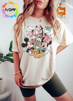 Disney Comfort Colors Mickey and Friends Shirt, Minnie Donald Daisy Goofy Pluto Shirt, Disney Family Shirt, Disneyland, Disneyworld2024 Trip - Etsy Disneyland Shirt, Disney Christmas Shirts, Classic Mickey Mouse, Mickey Shirt, Disneyland Shirts, Disney World Shirts, Mickey Mouse Shirts, Family Christmas Shirts, Vintage Mickey