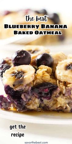 Blueberry Banana Baked Oatmeal is the perfect make-ahead breakfast for busy mornings! Packed with juicy blueberries, sweet bananas, and hearty oats, this easy breakfast recipe is so comforting. Enjoy it warm out of the oven or as a grab-and-go option throughout the week.