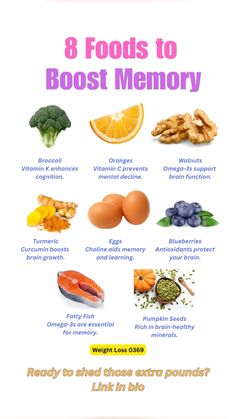 Memory Boosting Foods, Brain Boosting Foods, Lost 50 Pounds, Boost Memory, 50 Pounds, Brain Food, Healing Food, Good Health Tips, Food Facts