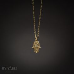 Hamsa necklace – Dainty lace hamsa necklace, The ultimate accessory to celebrate the Jewish traditions , it makes for the perfect Hanukkah gift, gift for mom or sister, or a gift to any of your loved ones. A gift that everyone will be delighted to get! ★ Comes in our signature gift box, ready for ... Handmade Yellow Gold Necklaces For Blessing, Handmade Yellow Gold Necklace For Blessing, Good Luck Pendant Jewelry With Delicate Chain, Gold Plated Amulet Necklace For Blessing, Good Luck Pendant With Delicate Chain, Delicate Amulet Chain Jewelry As Gift, Traditional Gold Necklaces With Charms, Traditional Gold Necklace With Charms, Gold Star Of David Amulet Necklace