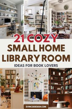 small home library room ideas for book lovers