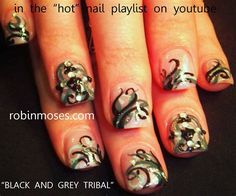 Veil Nail Art. There are any references about Veil Nail Art in here. you can look below. I hope this article about Veil Nail Art can be useful for you. Please remember that this article is for reference purposes only. #veil #nail #art Aztec Nail Art, Rasta Nails, Robin Moses, Aztec Nails, Nail Art Pictures, Black Nail Art, Gray Nails, Christian Audigier, Bride Nails