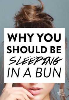 Why you should be sleeping in a bun Hair In A Bun, Videos Aesthetic, Bun Hair, Long Natural Hair, Hair Videos Tutorials, Hair Care Tips, Great Hair, Aesthetic Hair, Hair Hairstyles