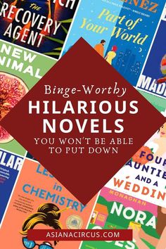 various books with the title bing - worthy hilarrous novels you won't be able to put down