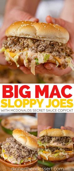 the big mac sloppy joes with mcdonald's secret sauce copycat