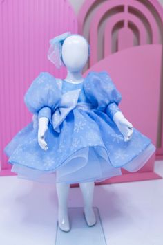 Holiday Princess Dresses, Holiday Princess Dress With Bow, Winter Princess Dress For Party, Christmas Princess Dress With Bow, Christmas Holiday Tutu Dress With Ruffles, Princess Christmas Dresses With Ruffles, Princess Style Christmas Dress With Ruffles, Blue Dress For Christmas Holiday, Blue Christmas Holiday Dress