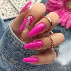 Hot Pink Nails Ideas. There are any references about Hot Pink Nails Ideas in here. you can look below. I hope this article about Hot Pink Nails Ideas can be useful for you. Please remember that this article is for reference purposes only. #hot #pink #nails #ideas Hot Pink Nail Designs, Pink Oval Nails, Nail Designs 2022, Light Hot Pink, Hot Pink Nail, Bright Pink Nails, Pink Nail Art Designs, Pink Manicure, Hot Pink Nails