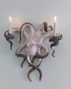 Octopus candle holder Sculpture Art Clay, Tanah Liat, Hand Built Pottery, Ceramics Pottery Art, Clay Art Projects, Ceramics Ideas Pottery, Art Clay, Diy Clay Crafts, Clay Ceramics