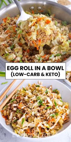 egg roll in a bowl low carb and keto