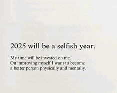 a piece of paper with the words 2012 will be a selfish year