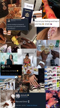 Luxury,  tweets, money, car, self care Girl Vision Board, Vision Board Collage, Manifesting Vision Board, Board Wallpaper, Vision Board Pictures