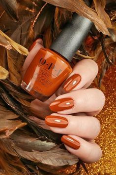 Trend It Up, Orange Nail Designs, Orange Nail, October Nails