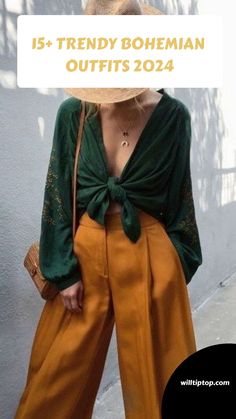 15+ Trendy Bohemian Outfits 2024 Saudi Outfit, Earth Colors Outfit, About Her, Saudi Style, Summer Outfit Guide, Green Dress Outfit, Vintage Summer Outfits, Look Boho Chic, Vans Outfit