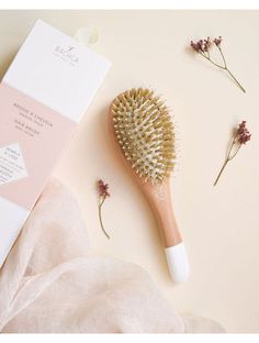 Wooden Detangling and Smoothing Brush | Large-paul-karaz-shoes.myshopify.com-BACHCA-Bachca Wooden Hair Brush, Facial Cleaning Brush, Wooden Brush, Hair Kit, Mini Facial, Hair Brush Straightener, Detangling Brush, Organic Beauty Brands, French Hair