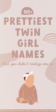 *Aesthetic names* alert - *cute* baby names alert -  ALERT ALERT  - these twin girl names are literally the prettiest baby names - in pairs! If you're looking for sweet, modern baby girl names for twins, you NEED to add this baby names list to your collection right now! (Perfect for: twin baby girls, mamas looking for unique twin names, and modern names for their dynamic duo!) Two Syllable Girl Names, One Syllable Girl Names, Strong Girl Names, Twin Girl Names, Strong Baby Girl Names, Strong Baby Names, List Of Girls Names