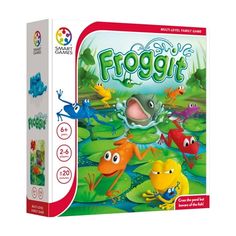 the froggy board game is in its box