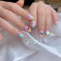 Nail Ideas For Spring, Korea Nail Art, Tip Nail Ideas, French Tip Nail Ideas, Uñas Ideas, Nail 2023, Paint Nail, Aurora Nails, Soft Gel Nails