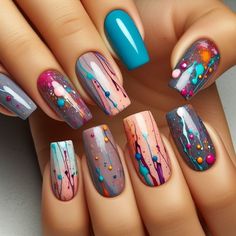 Sassy Nails, Work Nails, Nail Art Ideas, Funky Nails, Fancy Nails, Dope Nails, Short Acrylic Nails, Gorgeous Nails, Trendy Nails