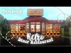 an animated image of a restaurant with the words kero diner restaurant in front of it