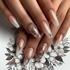 Unique Fall Nails, Nails Short Stiletto, Preppy Baddie, Short Stiletto Nails, Fall Nails Designs, Stiletto Nails Short, Short Stiletto, Sitting Together, Romantic Nails