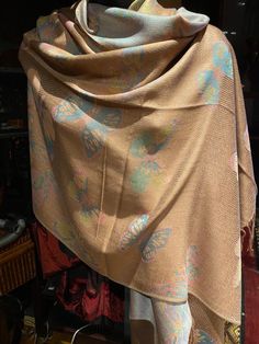 Nemesis Vintage Pastel gold Paisley Brocade Pashmina Scarf Wrap Vintage styled wrap 28 X 70 Nice brocade paisleyThese are replicated from vintage shawl collections by my own company We may have larger quantities available for weddings, bridesmaids, or wholesale orders. Please inquire. Ships free in the US Check out our over a THOUSAND great reviews Gold Pashmina Shawl, Bohemian Gold Shawl Scarves, Gold Bohemian Pashmina Shawl, My Own Company, Evening Scarf, Vintage Shawl, Butterfly Scarf, Evening Shawls, Gold Paisley