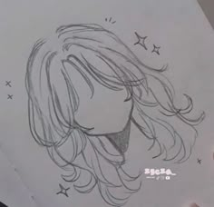 Clothes Bases Drawing, Butterfly Haircut Drawing, Hair Drawing Ideas Girl, How To Draw Curtain Bangs, Manga Hair Tutorial, Hair Ideas Drawing Female, Wolf Cut Hair Drawing, Curtain Bangs Drawing, Easy Hairstyles Drawing