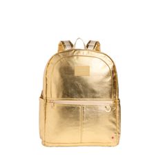 state bags kane kids large backpack metallic gold front view side angle click to zoom On-the-go Standard Backpack For Back To School, Modern Bags With Luggage Sleeve For Back To School, Back To School Bags With Luggage Sleeve For On-the-go, Modern Back To School Bags With Luggage Sleeve, Back To School Bags With Luggage Sleeve, School Backpack With Removable Pouch For Back To School, Back To School Laptop Backpack For On-the-go, Back To School On-the-go Laptop Backpack, Back To School Standard Laptop Backpack