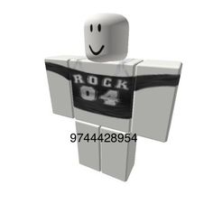 a white block figure with a black and white jersey on it's chest, standing in front of a white background