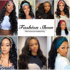 Hair For Black Women, Wigs Glueless, Wigs Human Hair, Body Wave Wig, Headband Wigs, Brazilian Virgin Hair