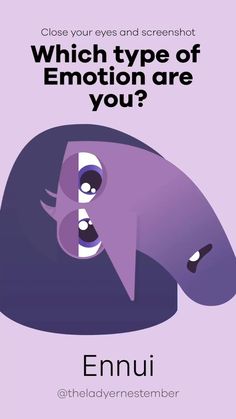 an elephant with the words which type of emotion are you?